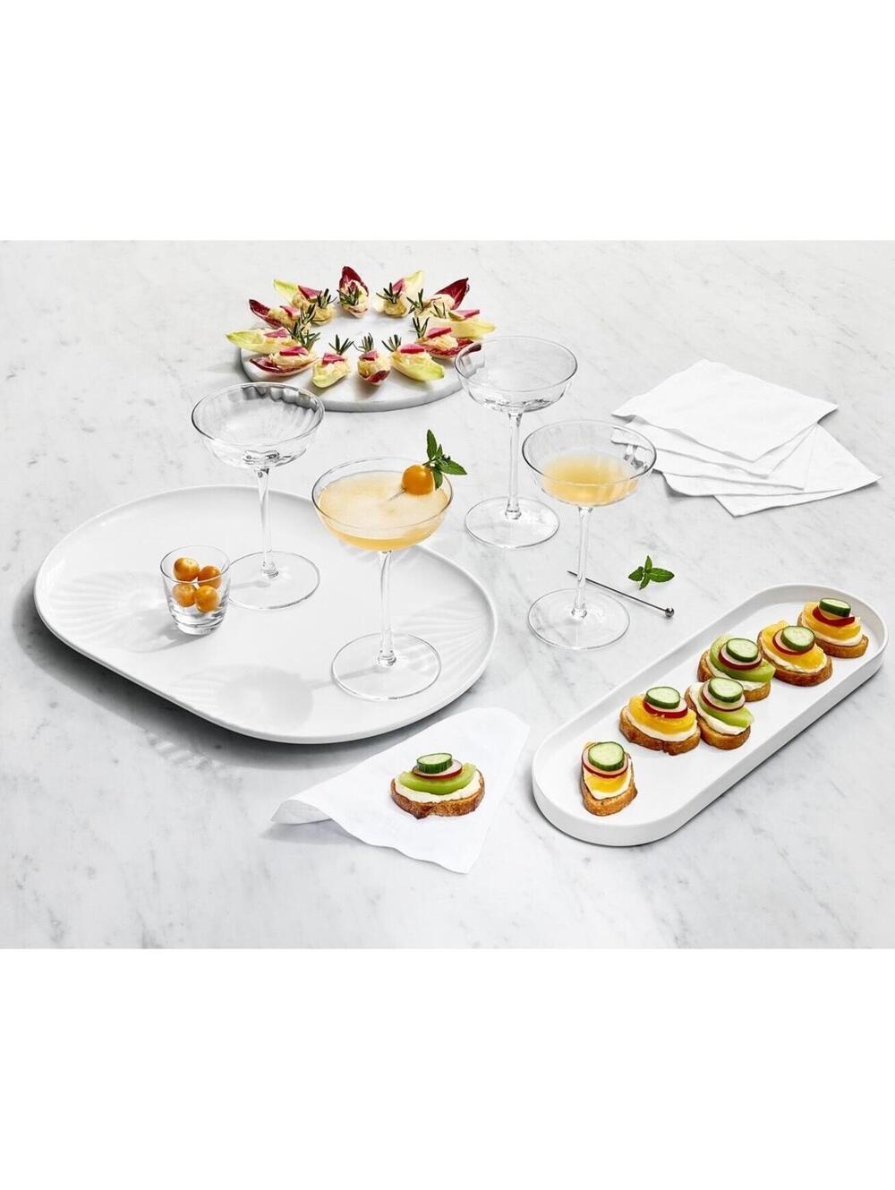 $65 The Cellar Optic Coupe Glasses, Set of 4
